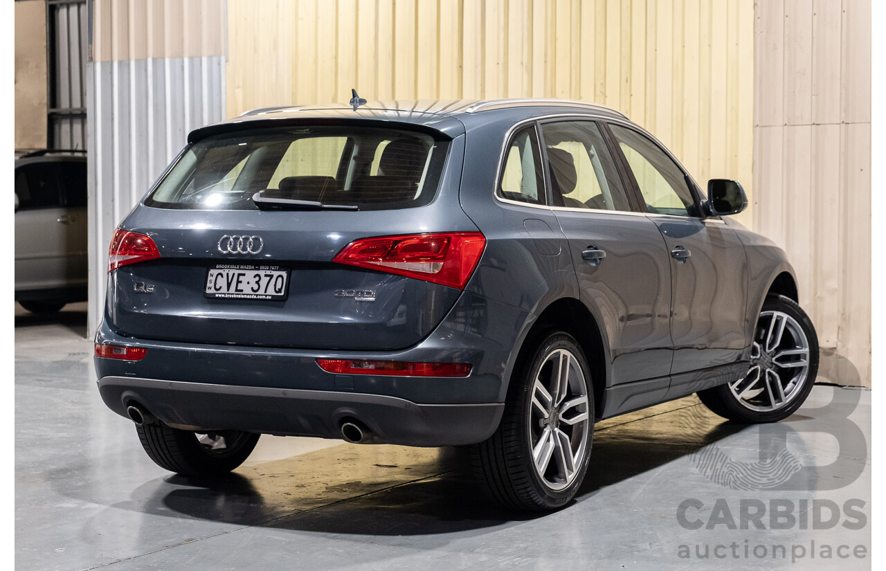 5/2010 Audi Q5 3.0 TDI Quattro 8R MY10 4d Wagon Meteor Grey Turbo Diesel V6 3.0L