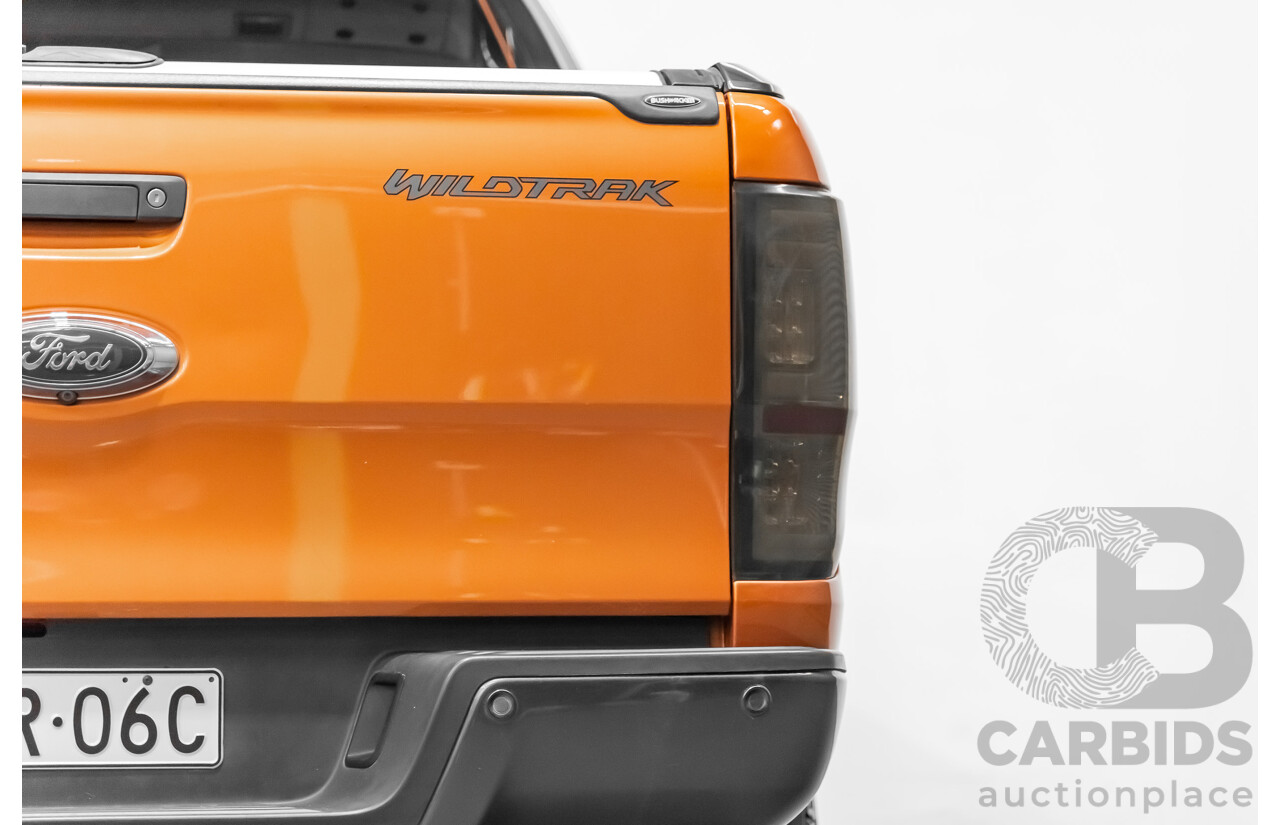 9/2015 Ford Ranger Wildtrak 3.2 (4x4) PX MKII Dual Cab P/up Orange 3.2L Turbo Diesel