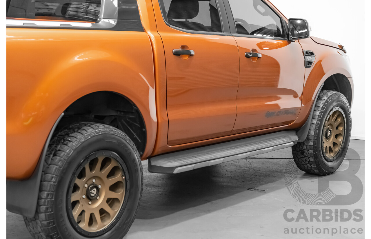 9/2015 Ford Ranger Wildtrak 3.2 (4x4) PX MKII Dual Cab P/up Orange 3.2L Turbo Diesel