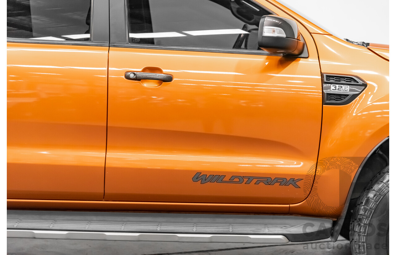 9/2015 Ford Ranger Wildtrak 3.2 (4x4) PX MKII Dual Cab P/up Orange 3.2L Turbo Diesel