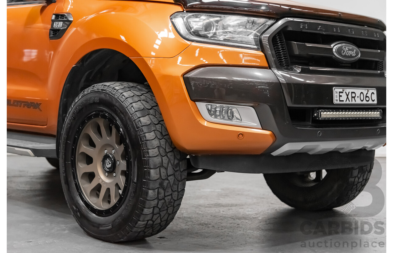 9/2015 Ford Ranger Wildtrak 3.2 (4x4) PX MKII Dual Cab P/up Orange 3.2L Turbo Diesel