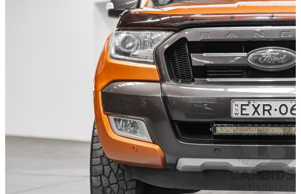 9/2015 Ford Ranger Wildtrak 3.2 (4x4) PX MKII Dual Cab P/up Orange 3.2L Turbo Diesel