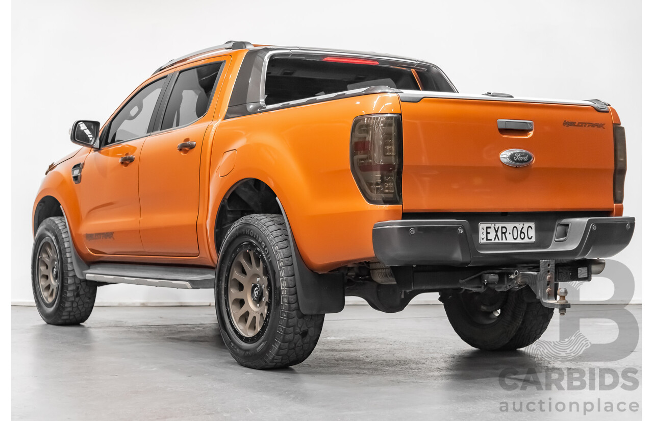 9/2015 Ford Ranger Wildtrak 3.2 (4x4) PX MKII Dual Cab P/up Orange 3.2L Turbo Diesel