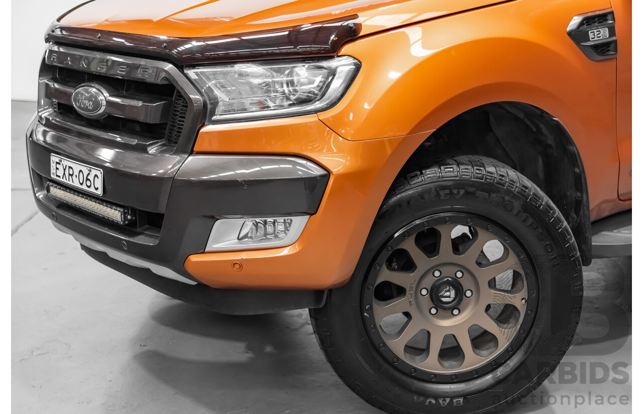 9/2015 Ford Ranger Wildtrak 3.2 (4x4) PX MKII Dual Cab P/up Orange 3.2L Turbo Diesel