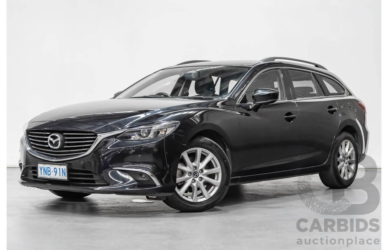 5/2017 Mazda 6 Touring 6C 4d Wagon Black 2.5L