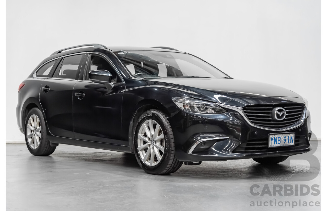 5/2017 Mazda 6 Touring 6C 4d Wagon Black 2.5L