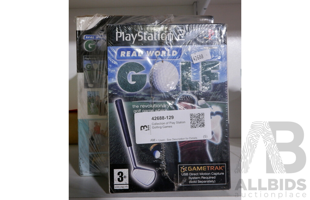 Collection of Play Station Golfing Games