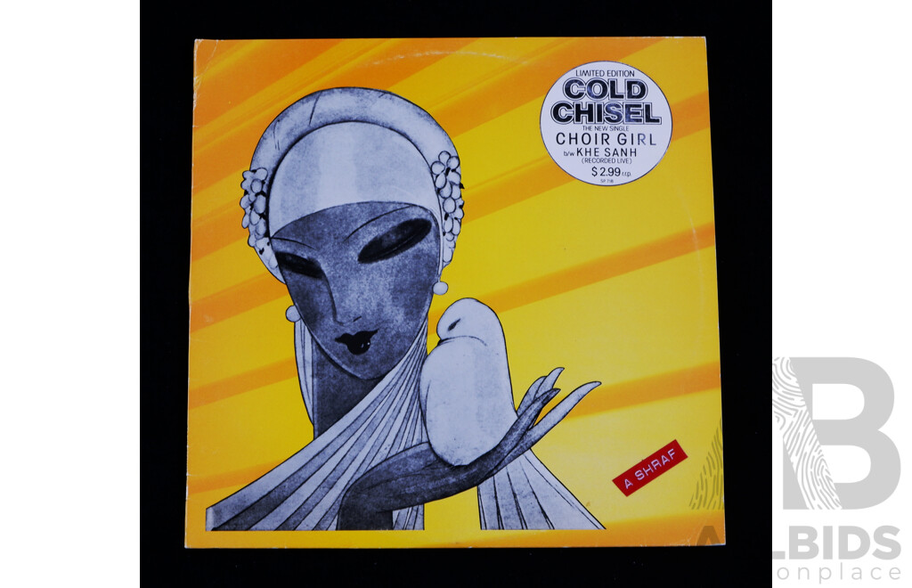 Limited Edition, Cold Chisel, 12 Inch Single, Choir Girl and Khe Sanh Live, Vinyl Record, SP 718