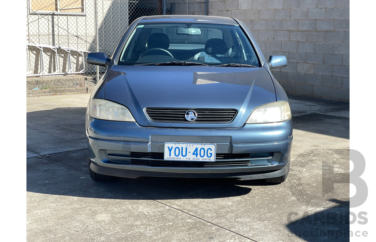 10/2001 Holden Astra Equipe TS 5d Hatchback Blue 1.8L