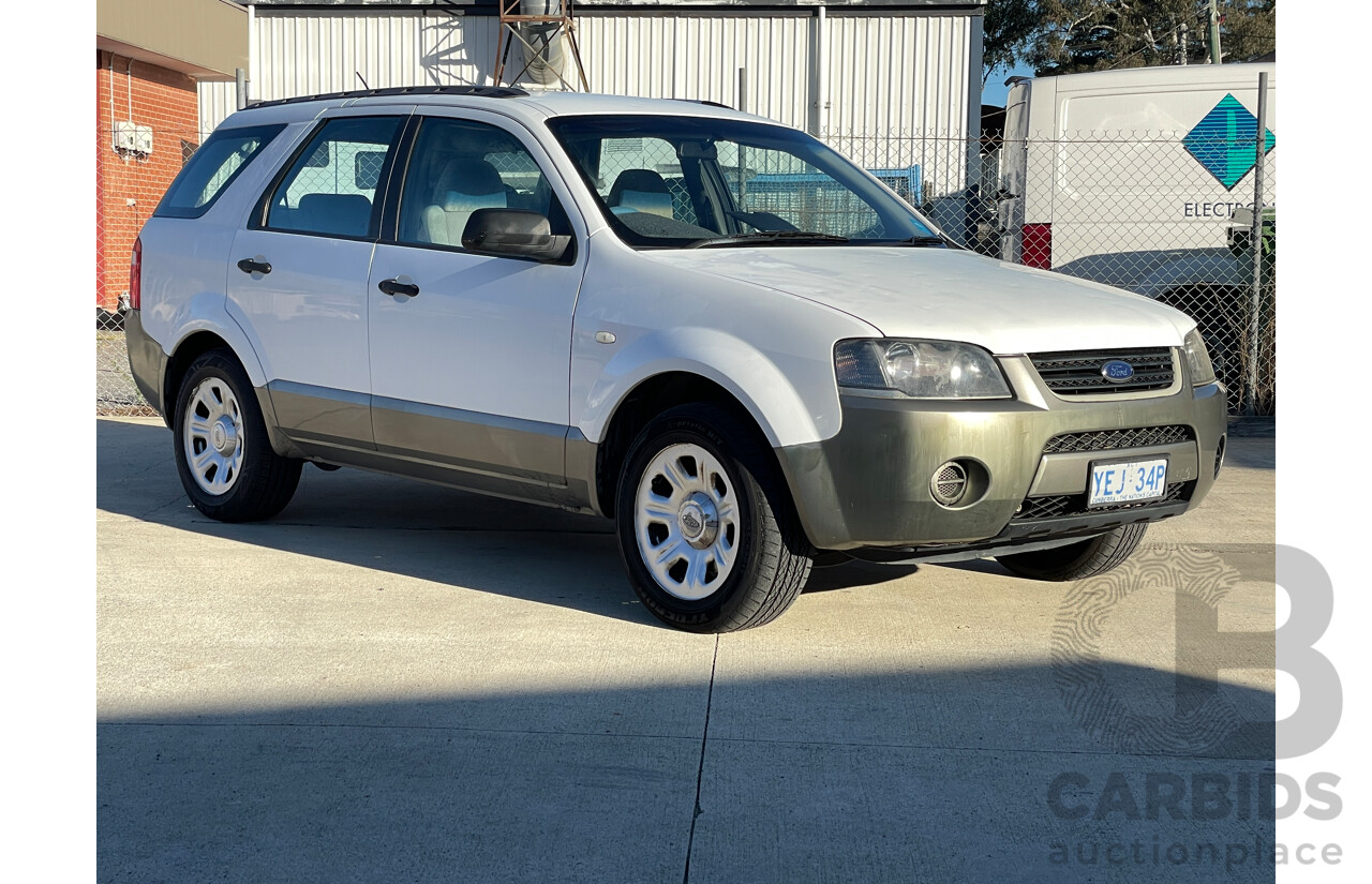 11/2004 Ford Territory TX (rwd) SX 4d Wagon White 4.0L