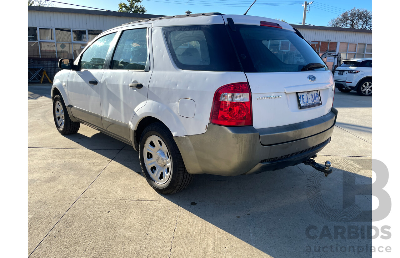 11/2004 Ford Territory TX (rwd) SX 4d Wagon White 4.0L