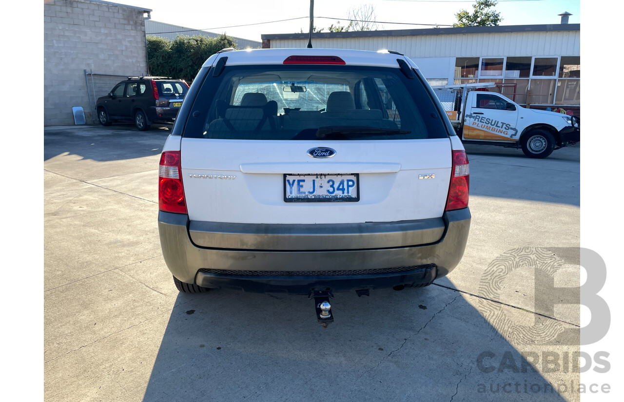 11/2004 Ford Territory TX (rwd) SX 4d Wagon White 4.0L