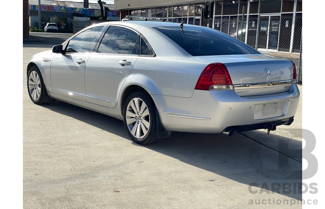 11/2010 Holden Caprice  WM II 4d Sedan Silver 3.6L