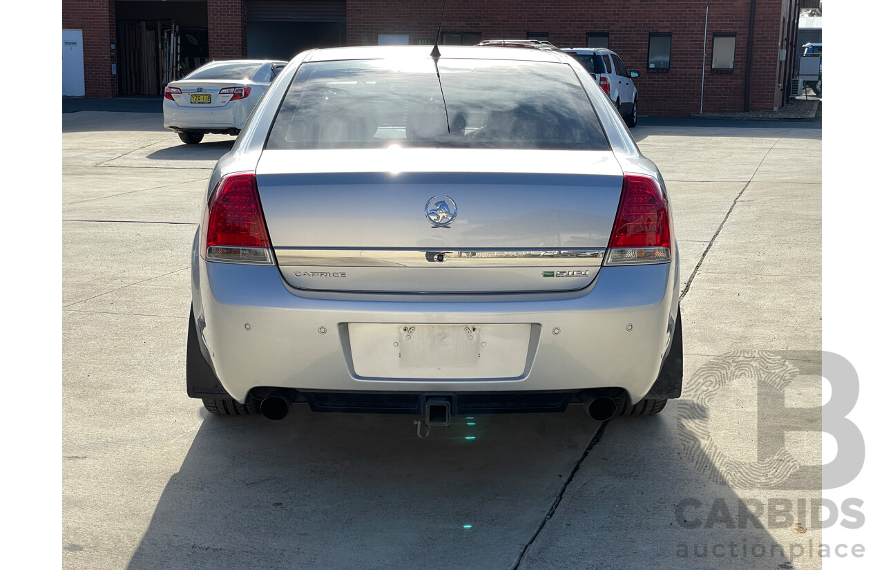 11/2010 Holden Caprice  WM II 4d Sedan Silver 3.6L