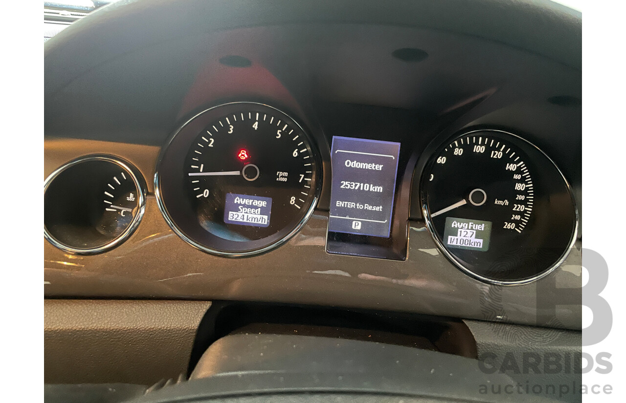 11/2010 Holden Caprice  WM II 4d Sedan Silver 3.6L