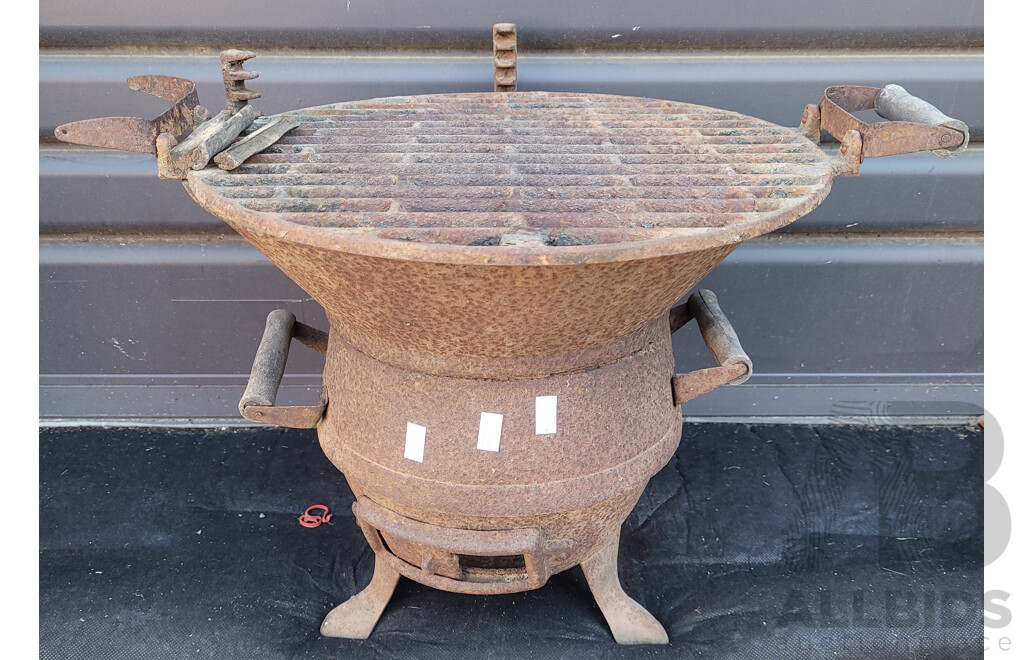 Vintage Cast Iron Wood Fire Stove