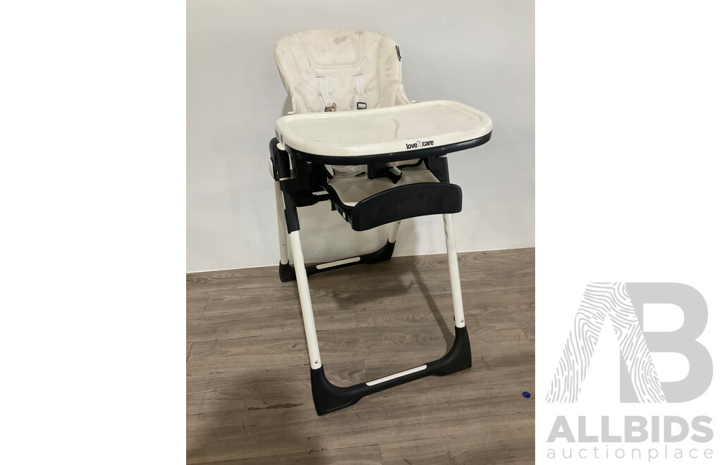 LOVE N CARE Montana High Chair Lot 1462331 ALLBIDS