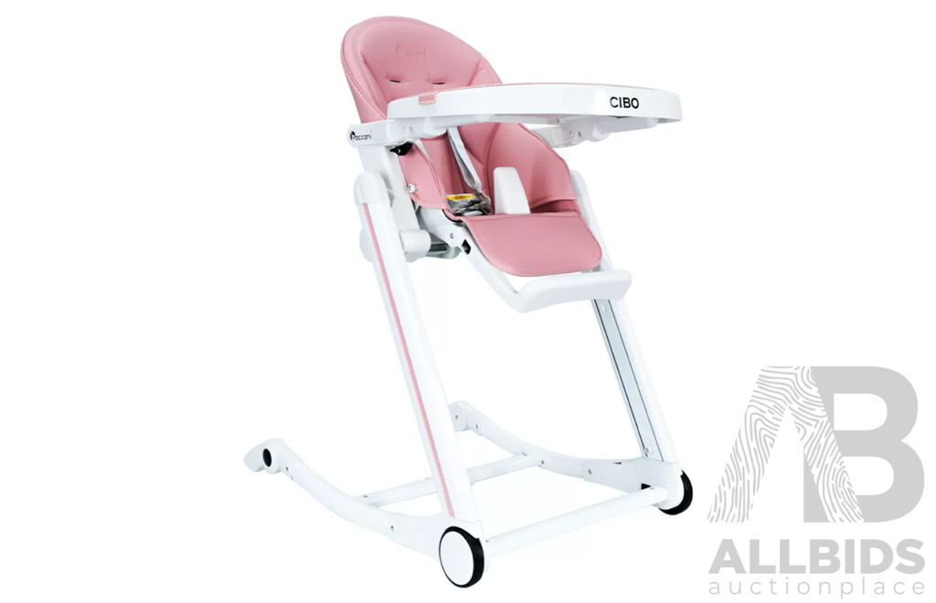 BACCANI Cibo High Chair (Pink) - ORP $249