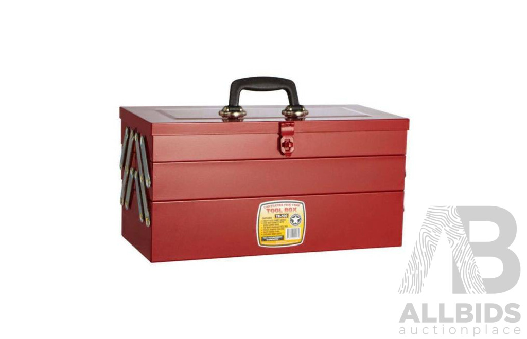 Five Tray Cantilever Tool Box - Brand New