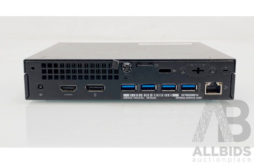 Dell (D10U002) OptiPlex 7050 Micro Intel Core I5 (6500T) 2.50GHz-3.10GHz Quad-Core CPU Small Form Factor Desktop Computer