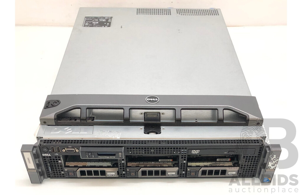Dell (E02S) PowerEdge R710 Dual Intel Xeon (X5660) 2.80GHz-3.20GHz 6-Core CPU 2RU Server