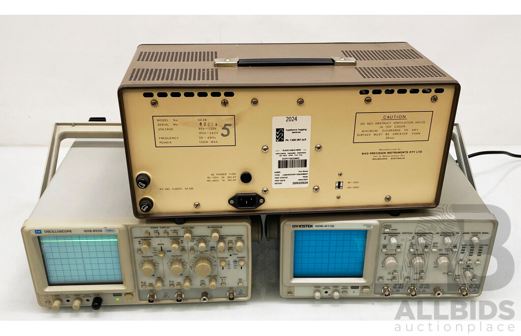 Mini-Lab (Model 603B) Function Generator & Two Oscilloscopes