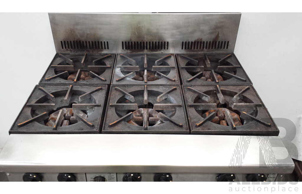 Goldstein Natural Gas Six Burner Cooktop with Fan Forced Gas Oven