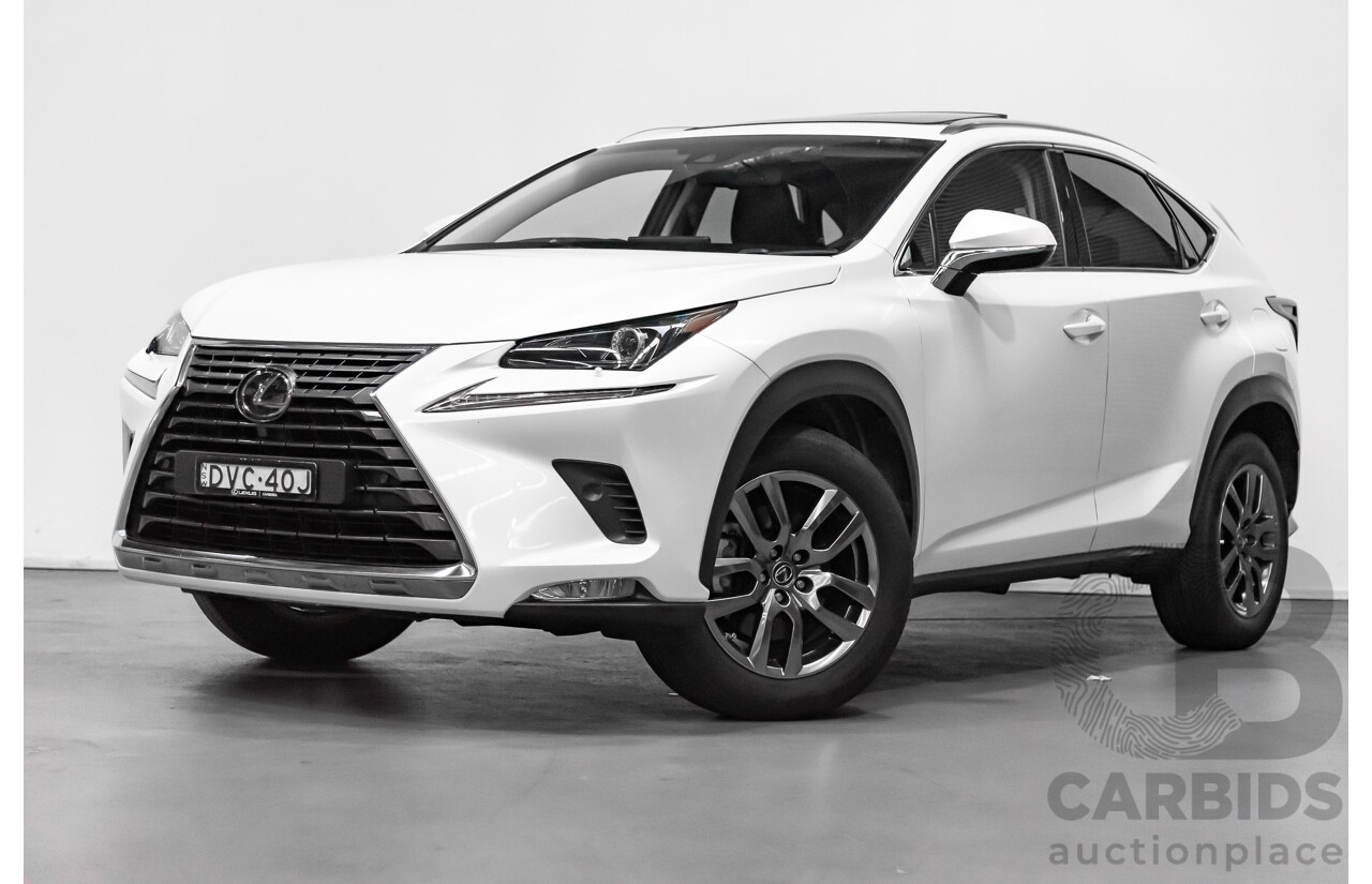 1/2018 Lexus Nx300 Luxury (fwd) AYZ10R 4d Wagon White 2.0L