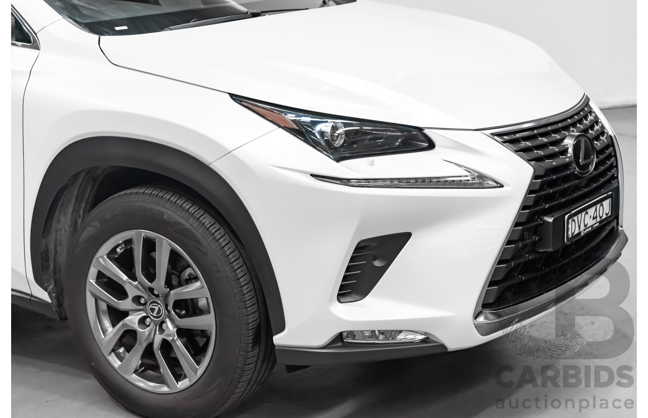 1/2018 Lexus Nx300 Luxury (fwd) AYZ10R 4d Wagon White 2.0L