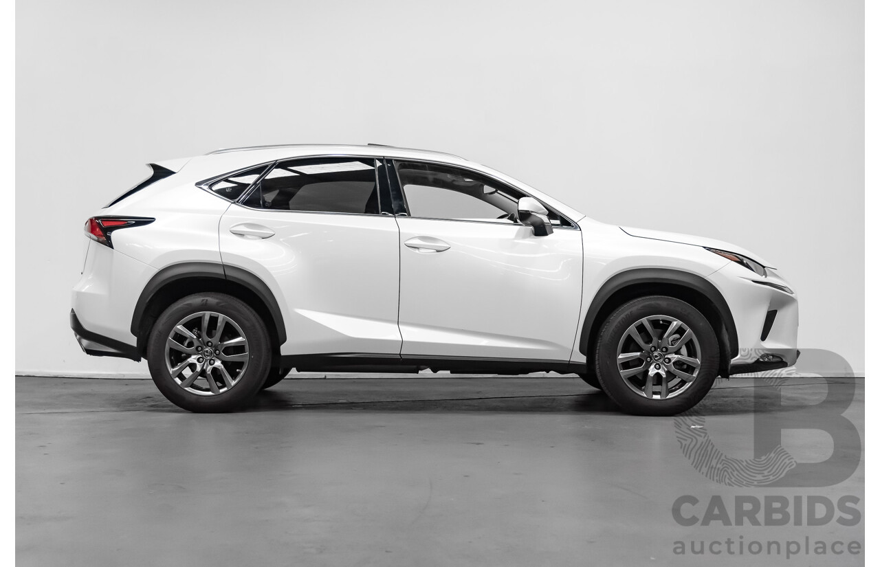 1/2018 Lexus Nx300 Luxury (fwd) AYZ10R 4d Wagon White 2.0L