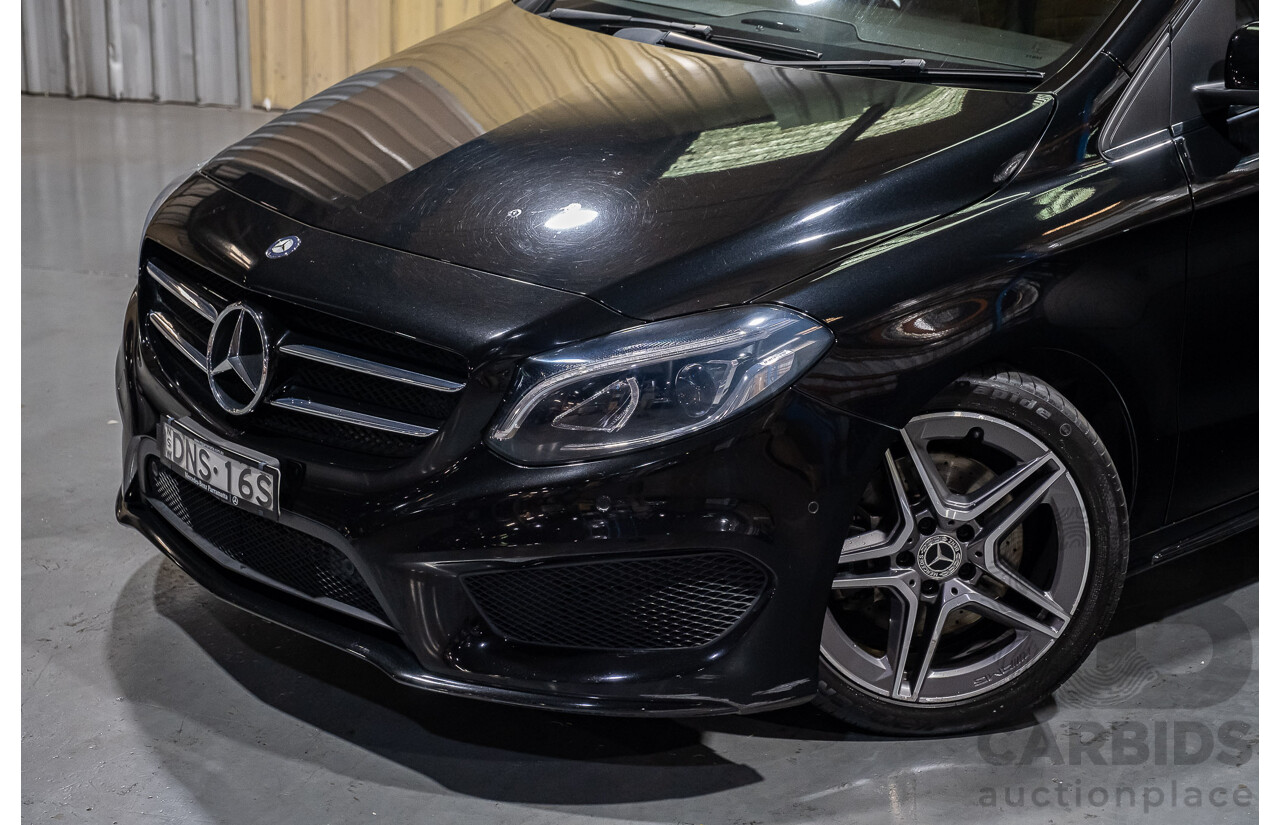 4/2017 Mercedes-Benz B250 4matic (AWD) AMG Line W246 MY17 5d Hatchback Metallic Black Turbo 2.0L