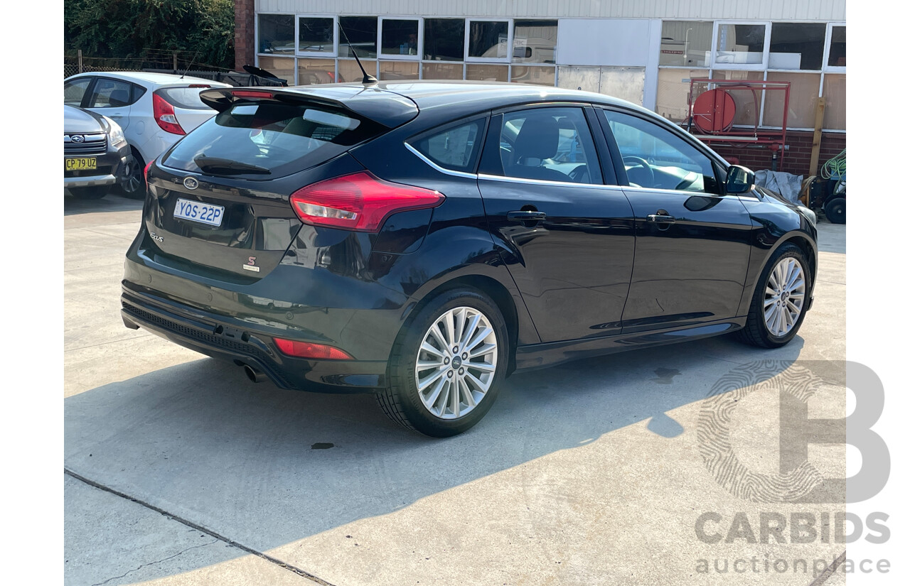 7/2016 Ford Focus Sport LZ 5d Hatchback Black 1.5L