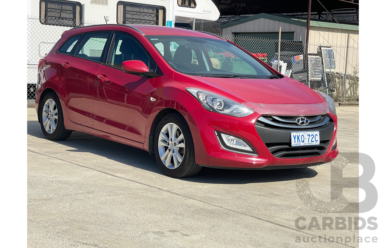 3/2015 Hyundai i30 Tourer Active 1.6 CRDi GD 4d Wagon Red 1.6L