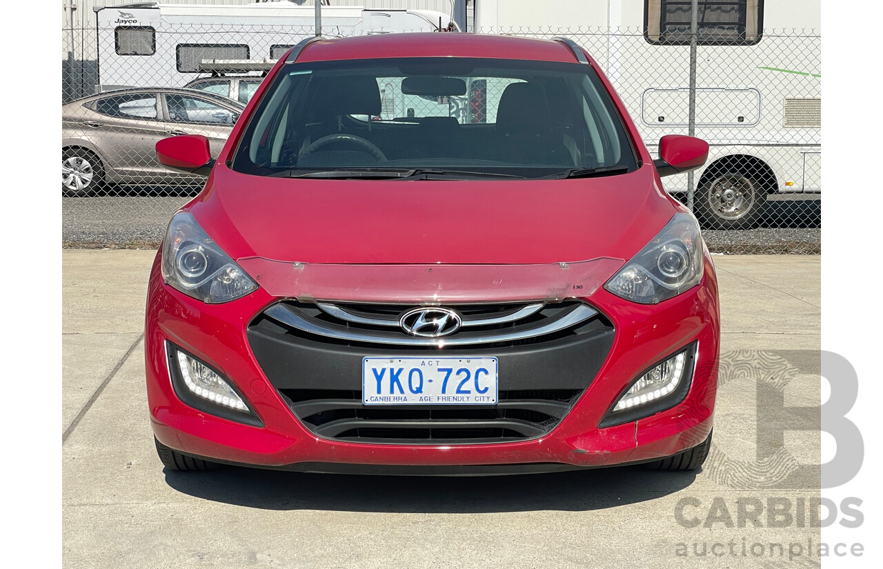 3/2015 Hyundai i30 Tourer Active 1.6 CRDi GD 4d Wagon Red 1.6L