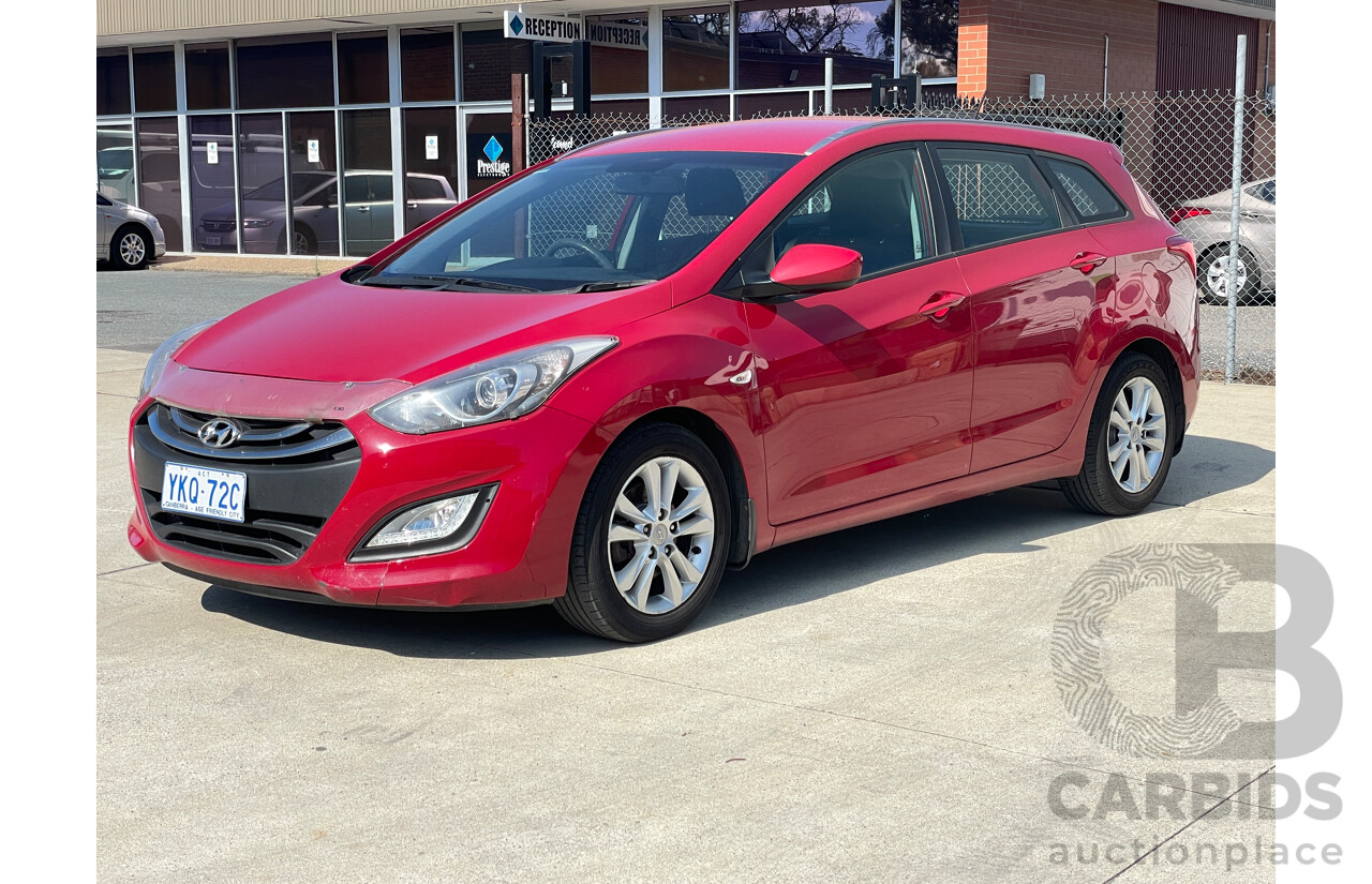 3/2015 Hyundai i30 Tourer Active 1.6 CRDi GD 4d Wagon Red 1.6L