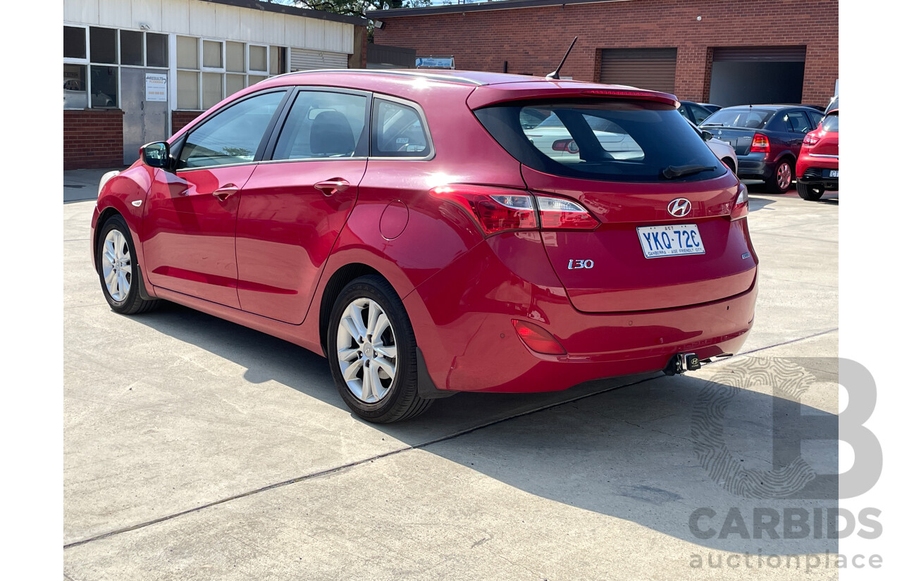 3/2015 Hyundai i30 Tourer Active 1.6 CRDi GD 4d Wagon Red 1.6L