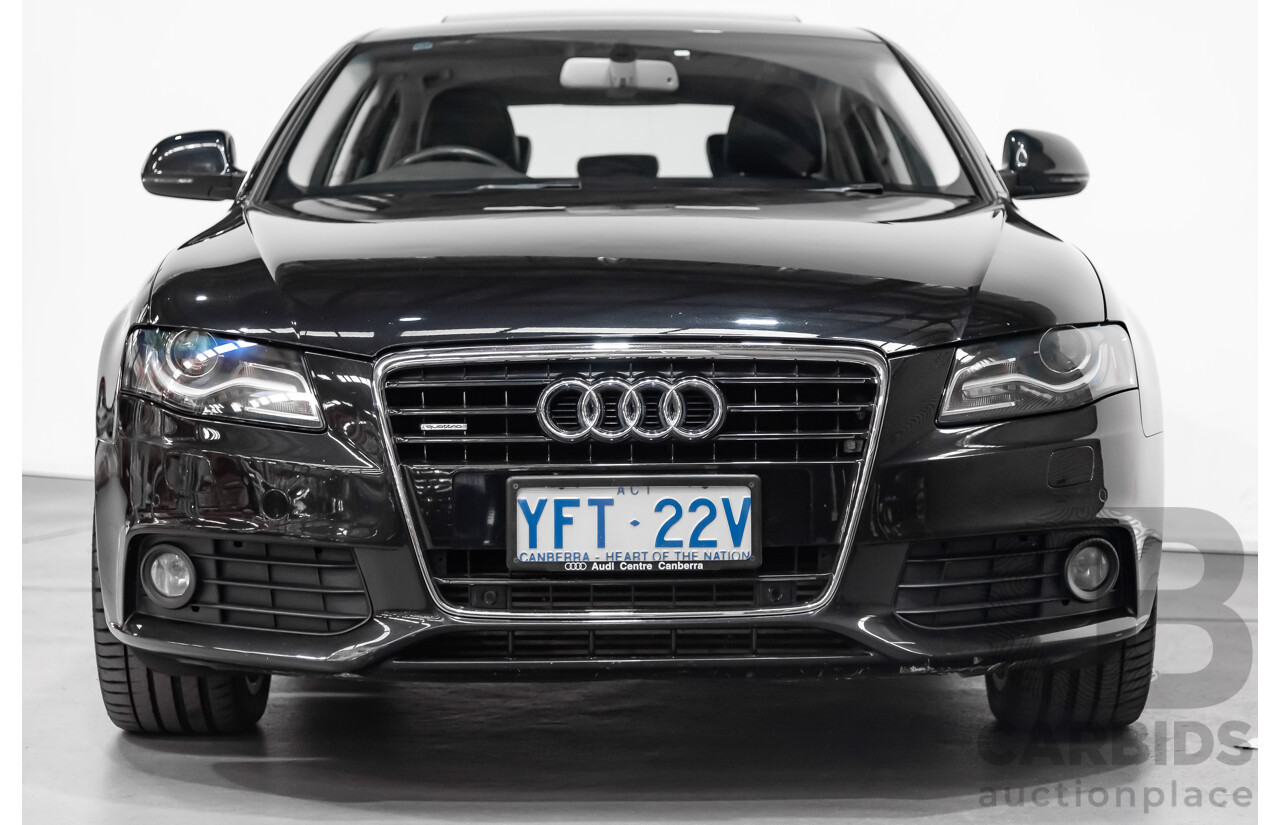 6/2009 Audi A4 3.0 TDI Quattro B8 (8K) 4d Sedan Black 3.0L Turbo Diesel