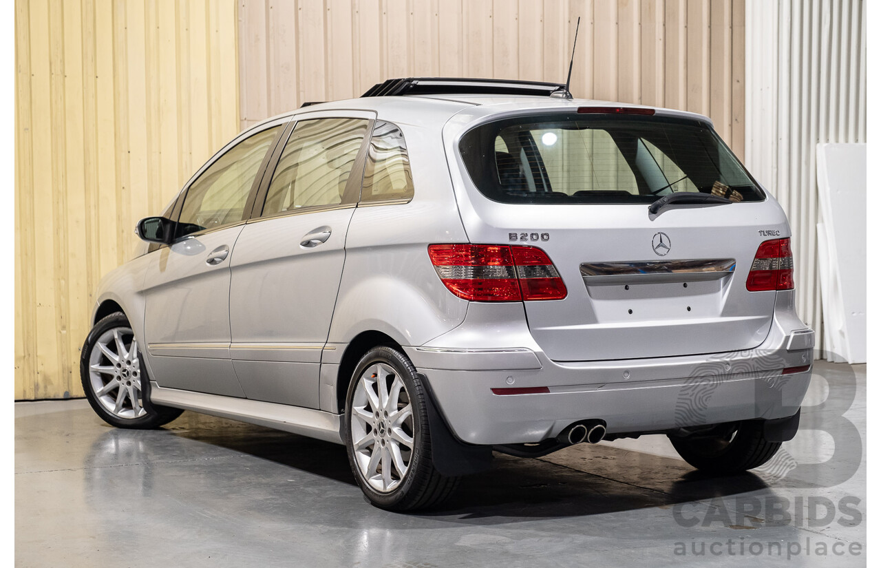 11/2007 Mercedes-Benz B200 Turbo W245 07 UPGRADE 5d Hatchback Polar Silver Metallic Turbo 2.0L