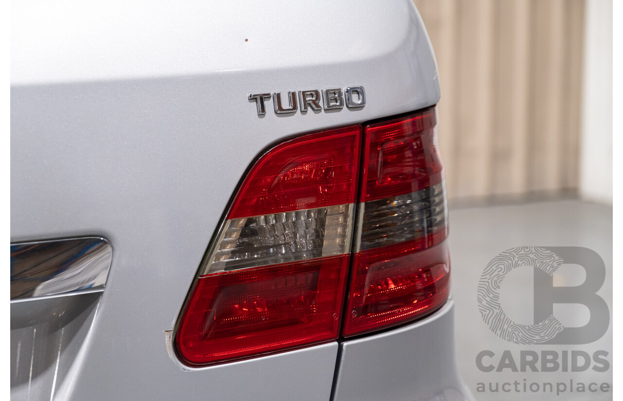 11/2007 Mercedes-Benz B200 Turbo W245 07 UPGRADE 5d Hatchback Polar Silver Metallic Turbo 2.0L