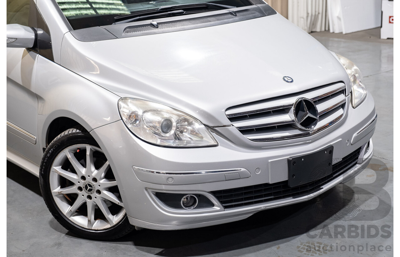 11/2007 Mercedes-Benz B200 Turbo W245 07 UPGRADE 5d Hatchback Polar Silver Metallic Turbo 2.0L