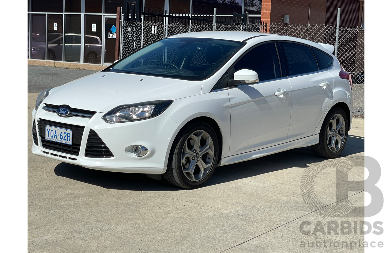 11/2013 Ford Focus Sport LW MK2 5d Hatchback White 2.0L