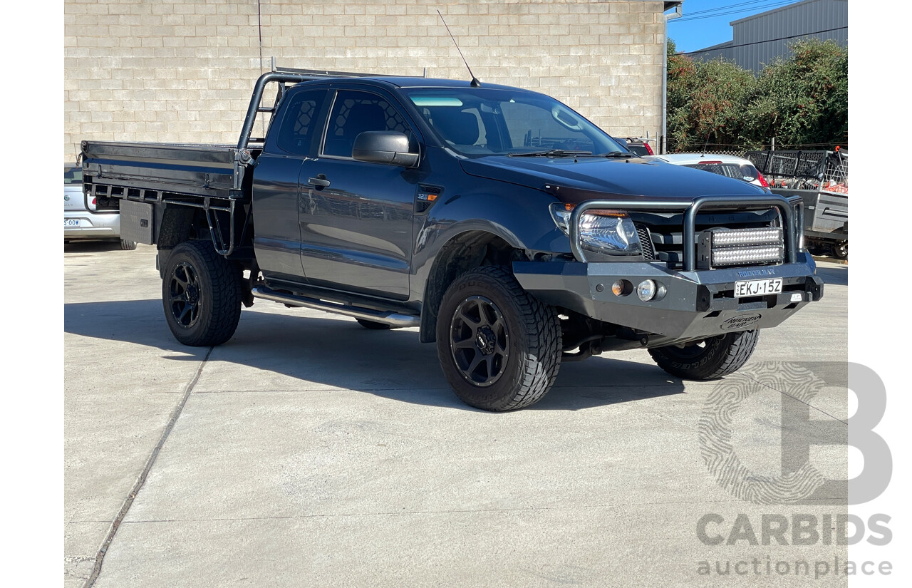 6/2012 Ford Ranger XL 3.2 (4x4) PX Super C/Chas Grey 3.2L