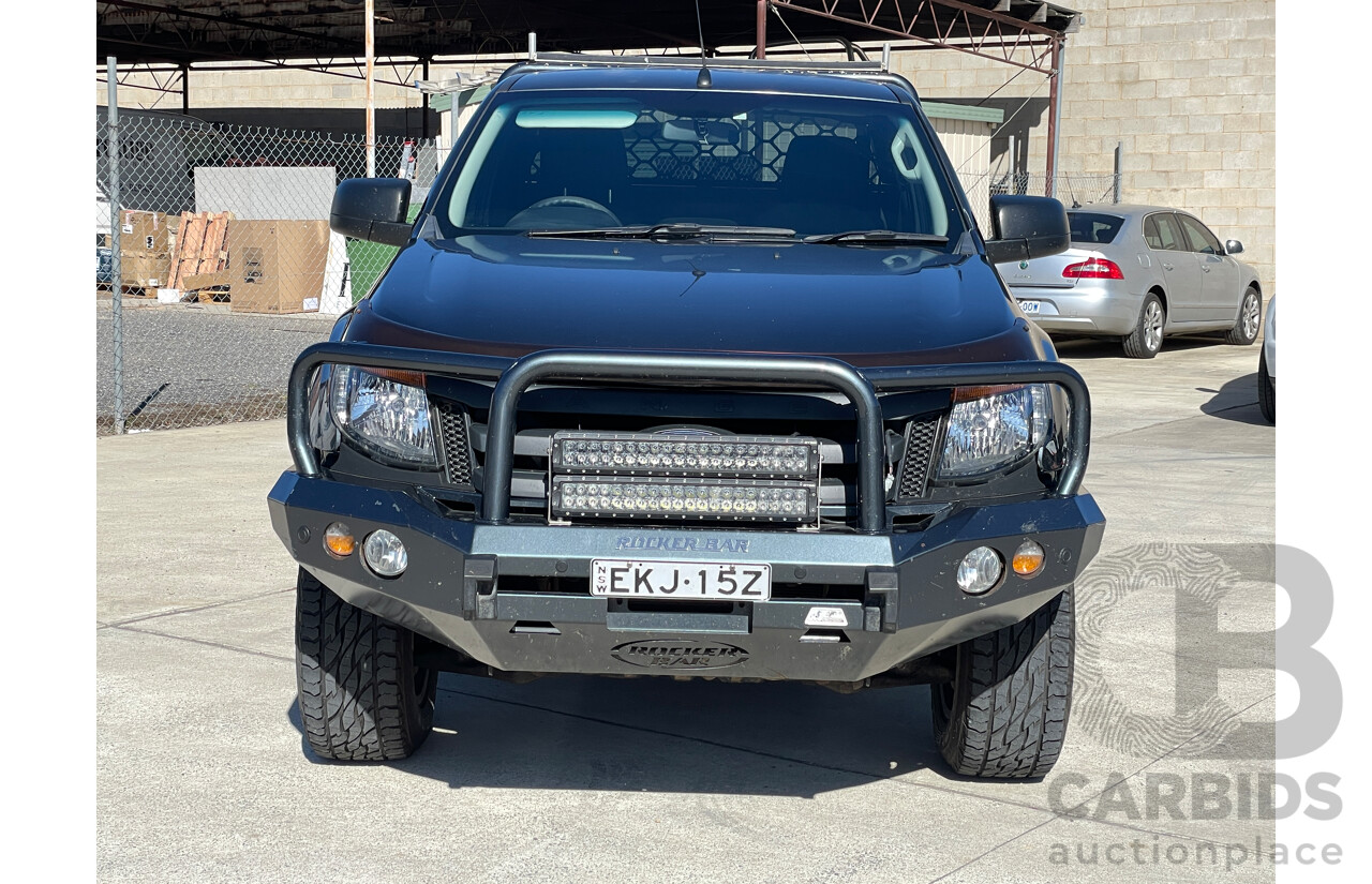 6/2012 Ford Ranger XL 3.2 (4x4) PX Super C/Chas Grey 3.2L