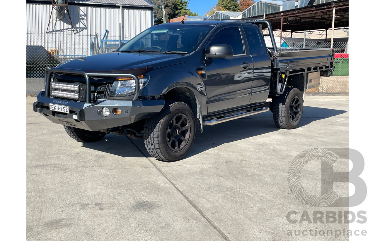 6/2012 Ford Ranger XL 3.2 (4x4) PX Super C/Chas Grey 3.2L