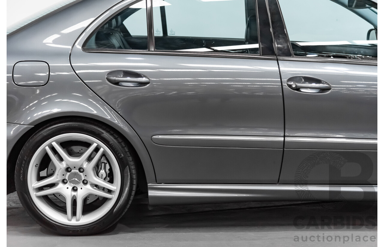 7/2005 Mercedes-Benz E55 AMG W211 4d Sedan Tenorite Grey 5.4L Supercharged V8