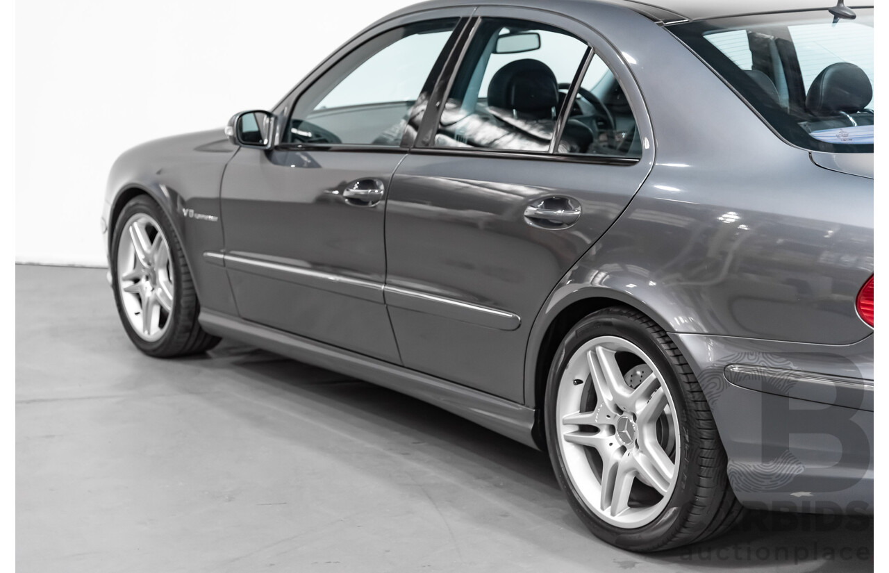 7/2005 Mercedes-Benz E55 AMG W211 4d Sedan Tenorite Grey 5.4L Supercharged V8