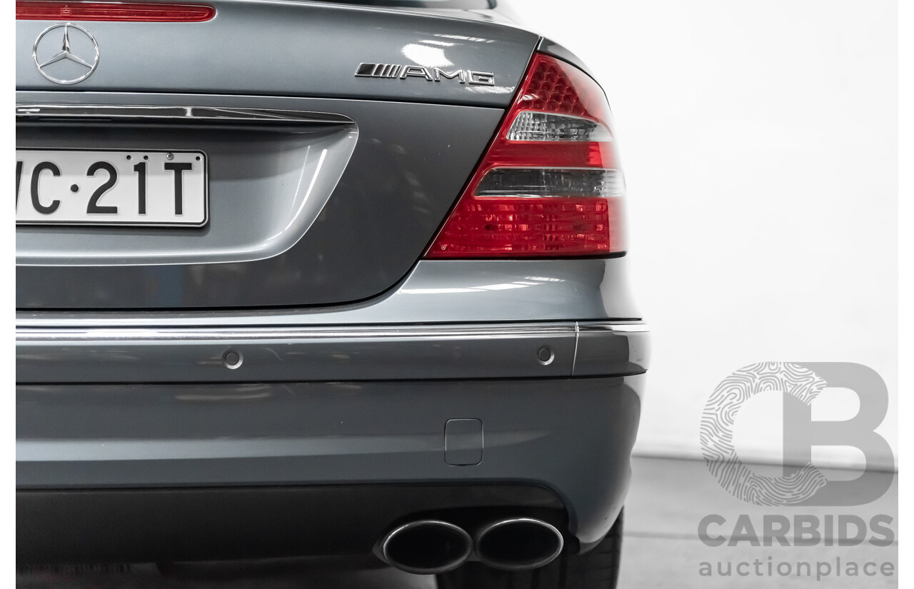 7/2005 Mercedes-Benz E55 AMG W211 4d Sedan Tenorite Grey 5.4L Supercharged V8