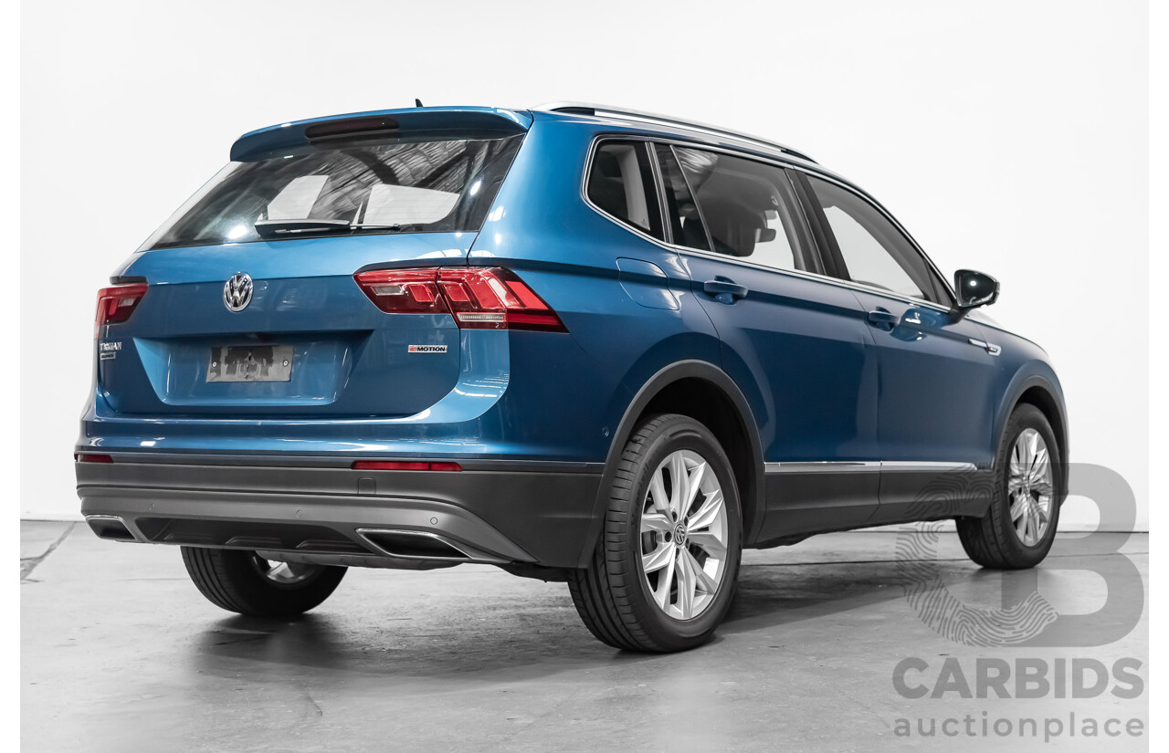 8/2019 Volkswagen Tiguan Allspace 132 TSI (4x4) 4d Wagon Blue 2.0L Turbo 7 Seater