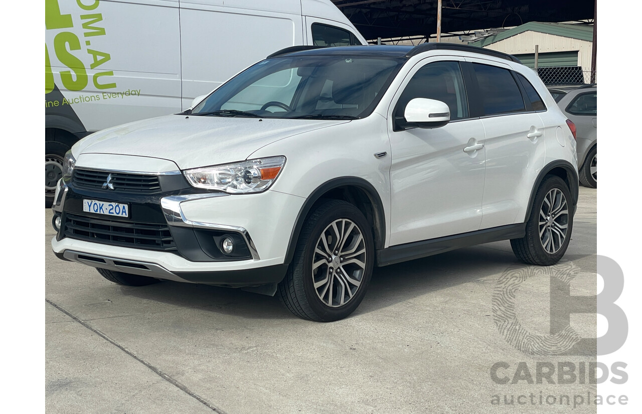 10/2016 Mitsubishi ASX XLS (4wd)  4d Wagon White 2.3L