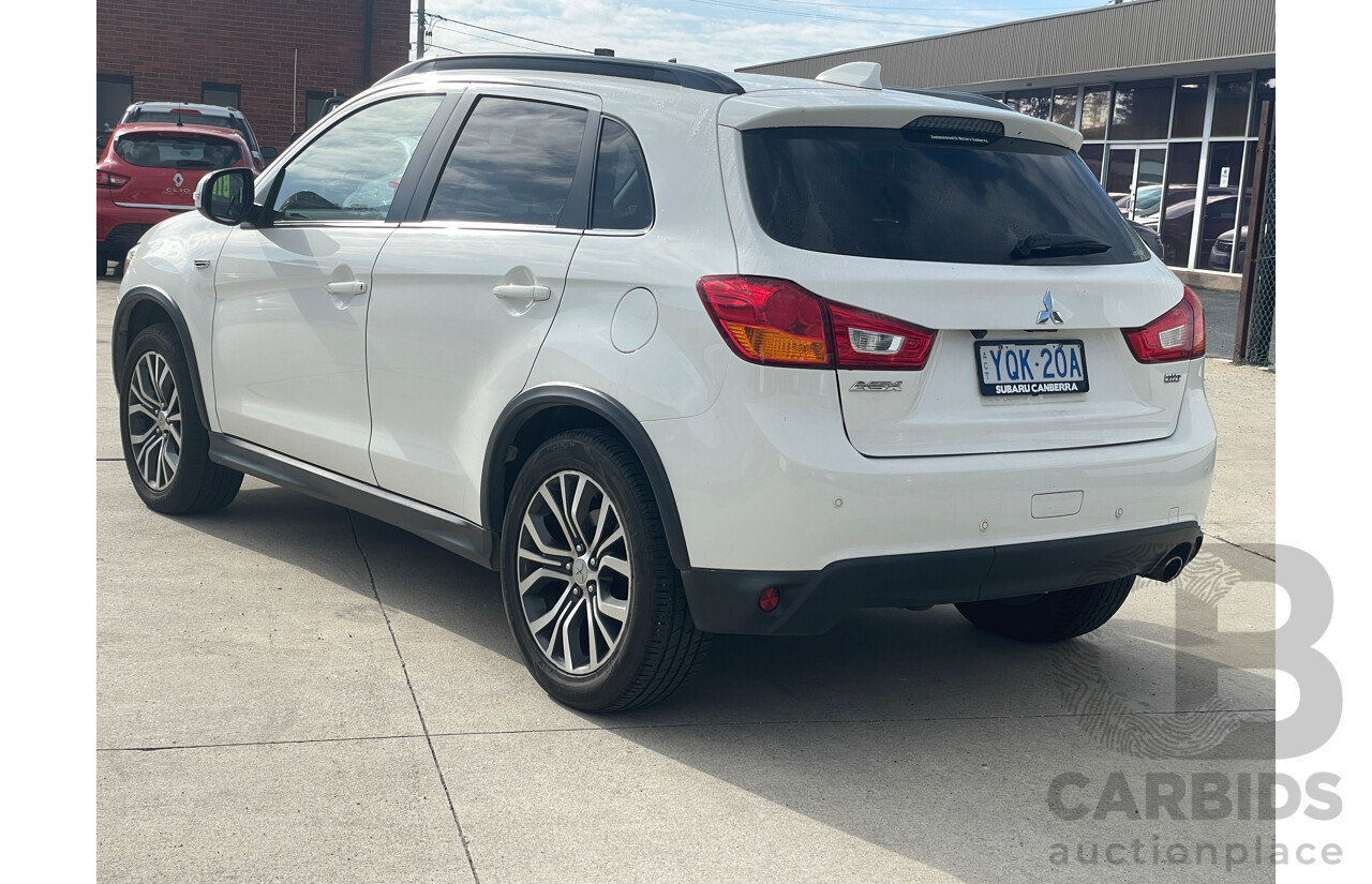 10/2016 Mitsubishi ASX XLS (4wd)  4d Wagon White 2.3L